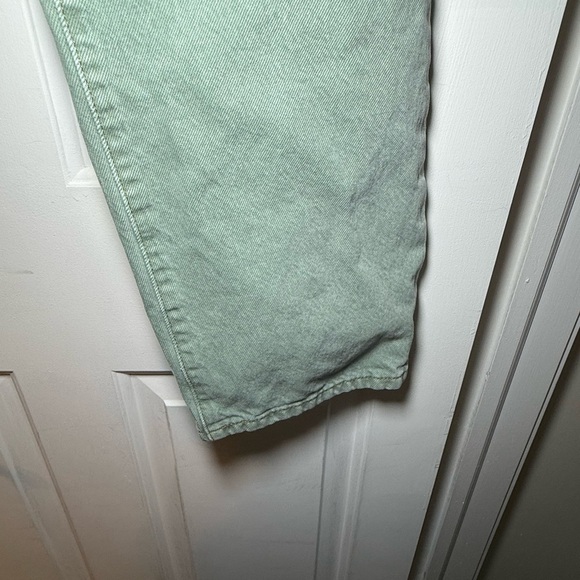 Vintage Sage Mint Green Button Fly Levi’s 501 26x30 Straight Leg BOHO 90’s - Picture 4 of 13